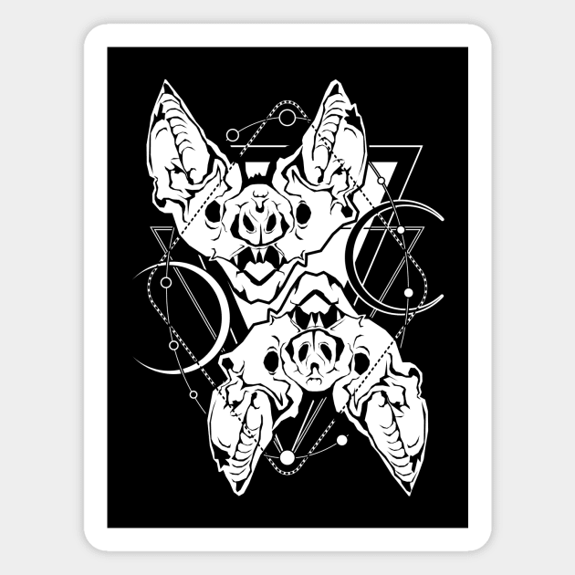 Twin vampire bats Magnet by Von Kowen